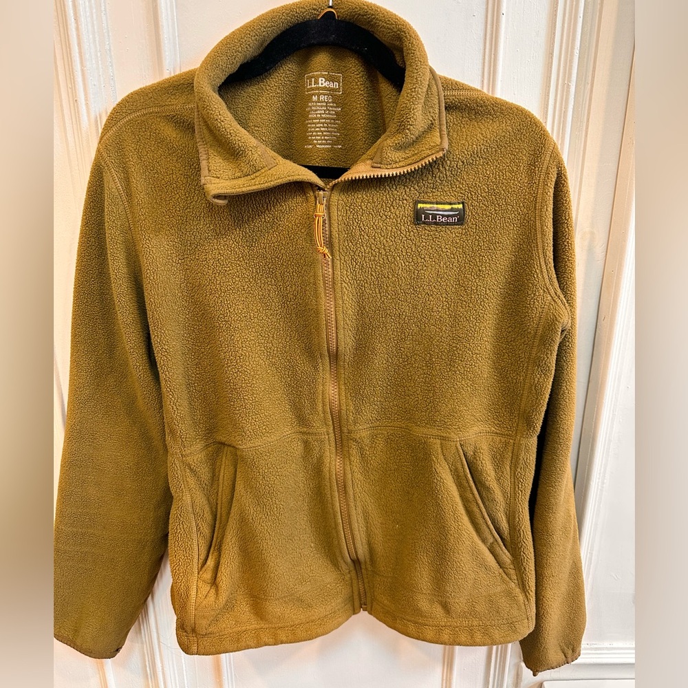 L.L. Bean Mens Fleece Zip-Up jacket